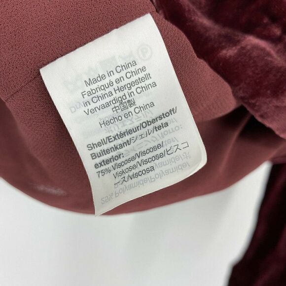 J Crew Top Faux Wrap Velvet Blouse - Picture 6 of 8